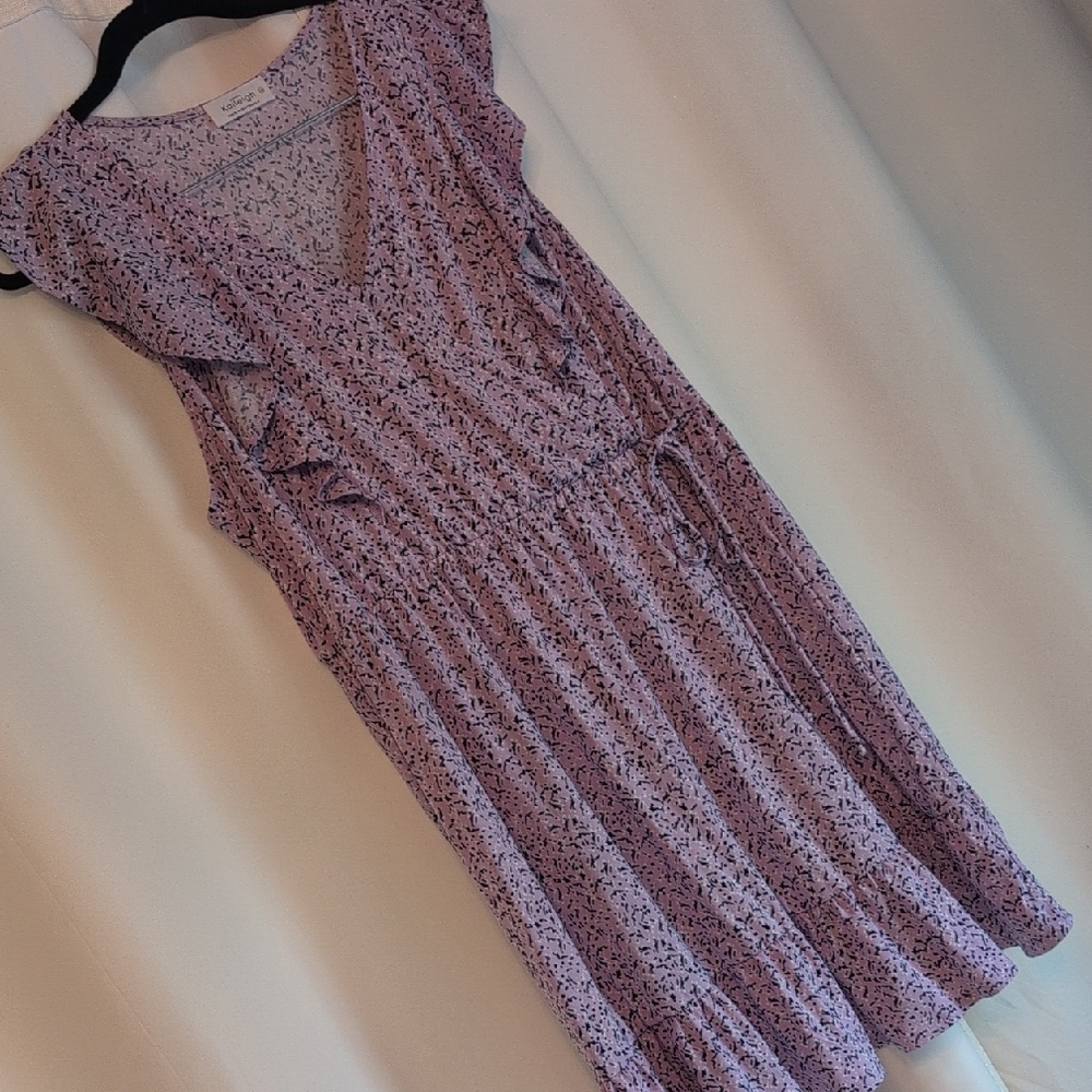 Kaileigh Lavender Floral Midi Dress
